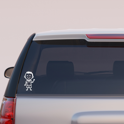 Custom Family Stick Figure Car Decals