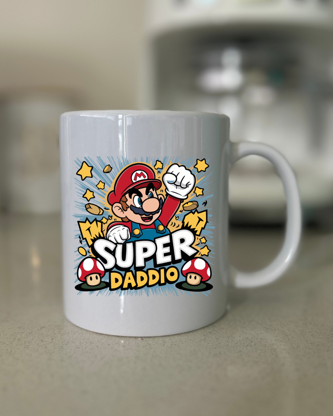 Super Mario Best Dad Mugs