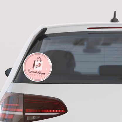 Custom Photo Car Sticker – Ultra Durable & UV Laminated