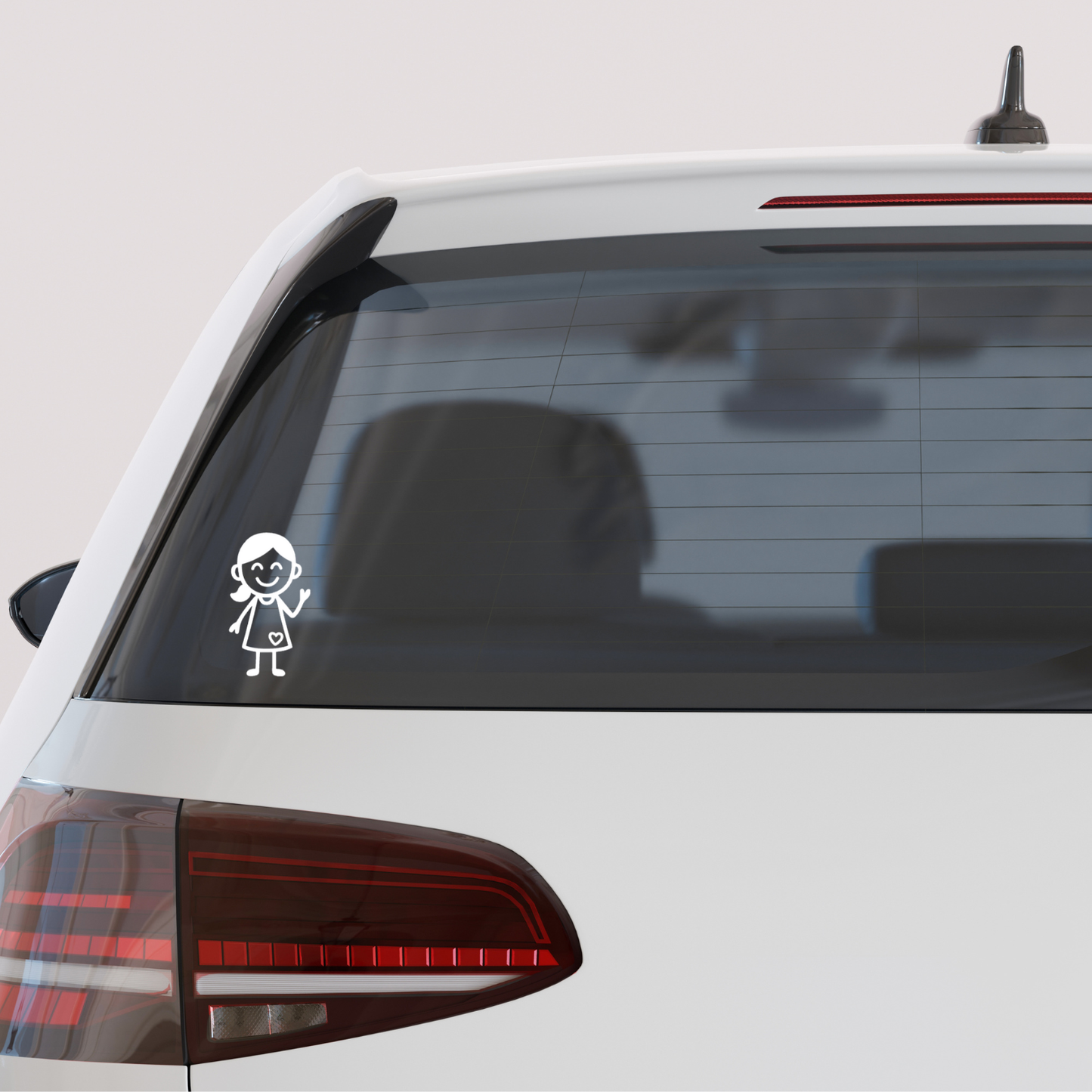 Custom Family Stick Figure Car Decals