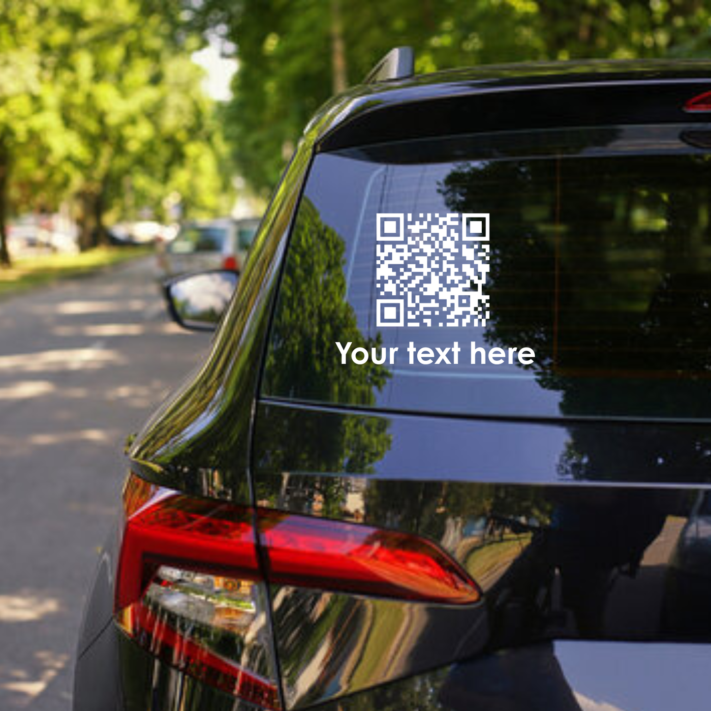 Custom QR Vinyl Decals