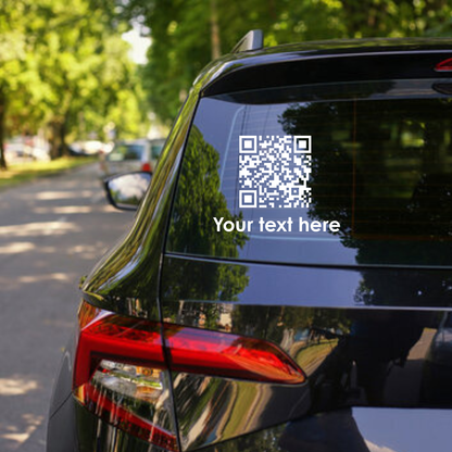 Custom QR Vinyl Decals