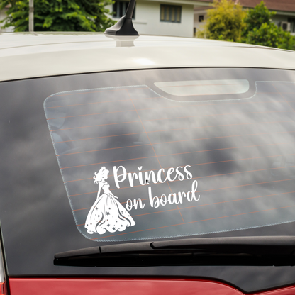 Princess on Board Decal
