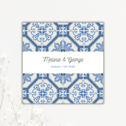 Greek Tile Wedding Coaster Collection