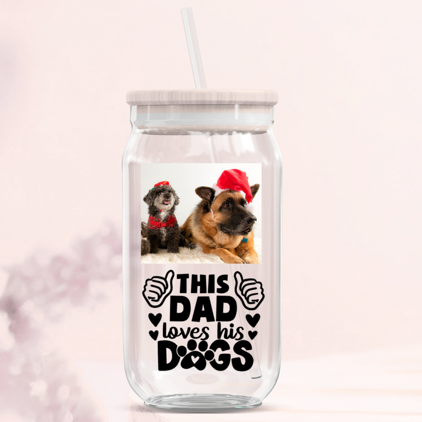 Dog Dad Glass Can Tumbler Collection
