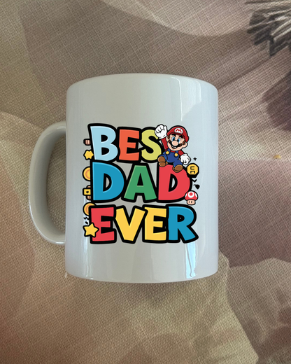 Super Mario Best Dad Mugs