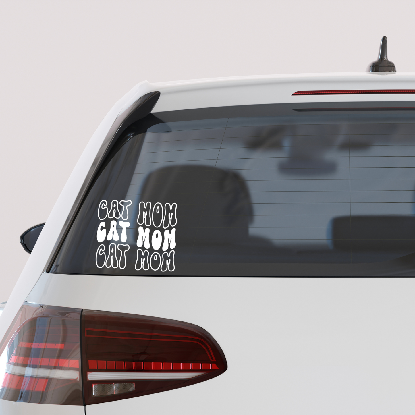 Cat Mom Decals