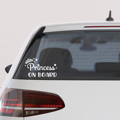Princess on Board Decal