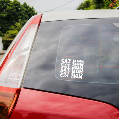 Cat Mom Decals