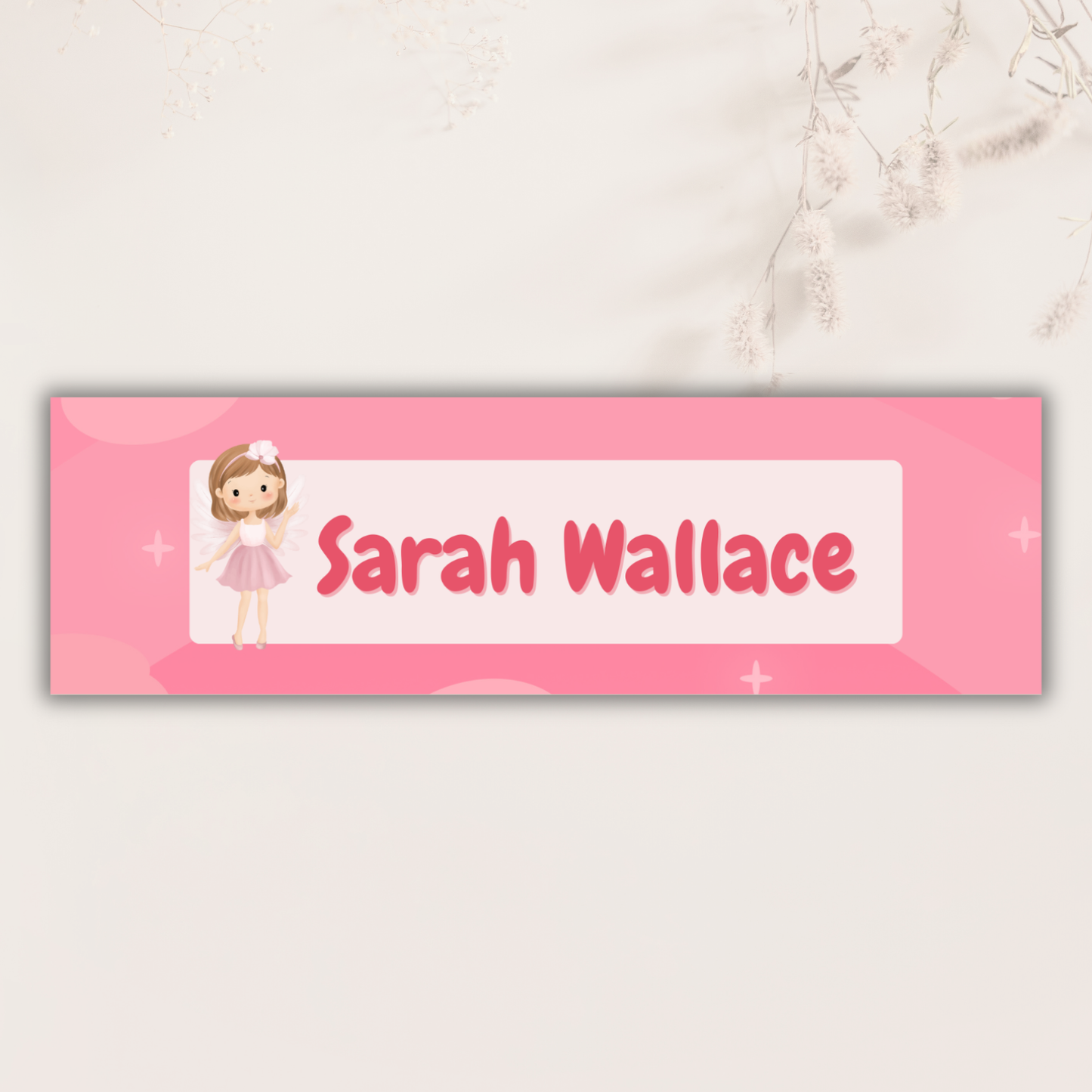 Fairy Personalised Labels – 20 Pack