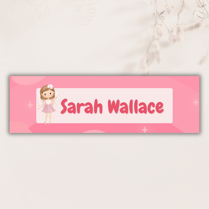 Fairy Personalised Labels – 20 Pack