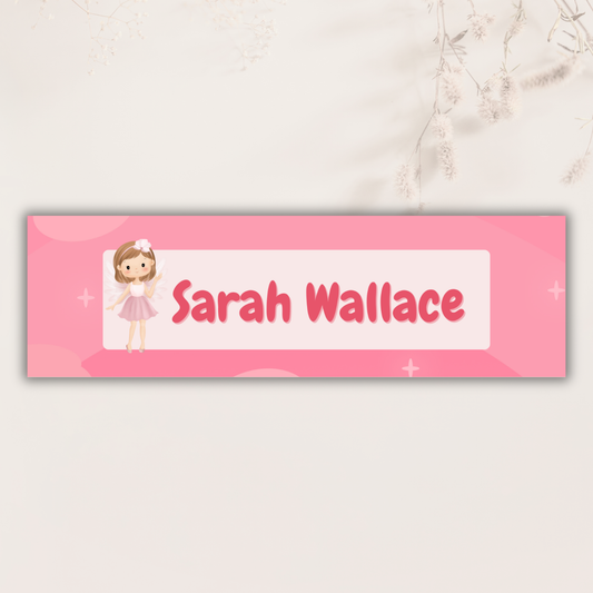 Fairy Personalised Labels – 20 Pack