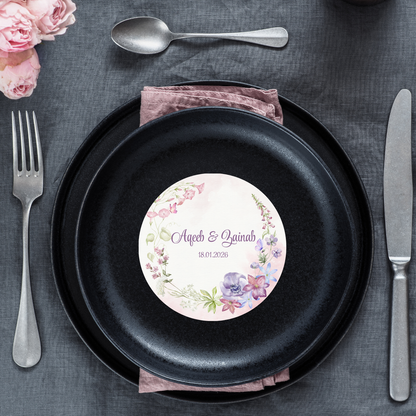 Elegant Floral Wedding coaster