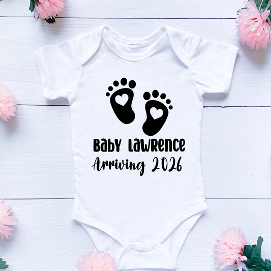 Baby Announcement Onesie
