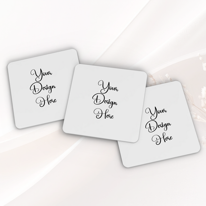 Custom Events Coasters 9cm Square/circle - 50 or more