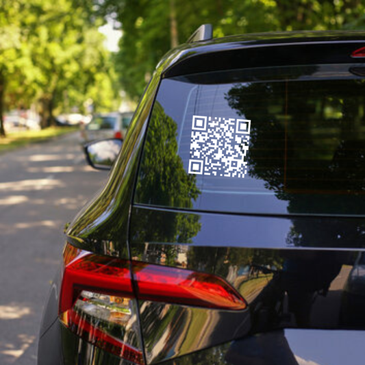 Custom QR Vinyl Decals