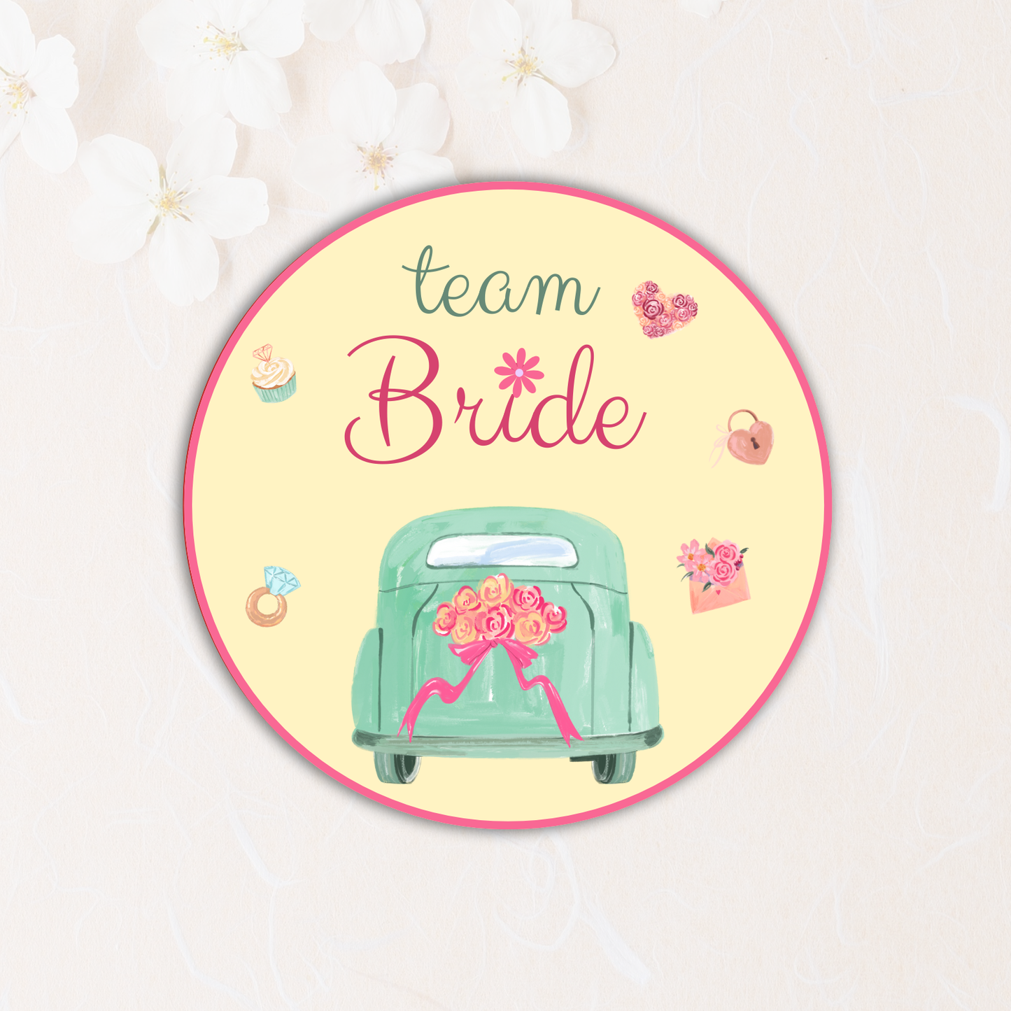 Team Bride Sticker