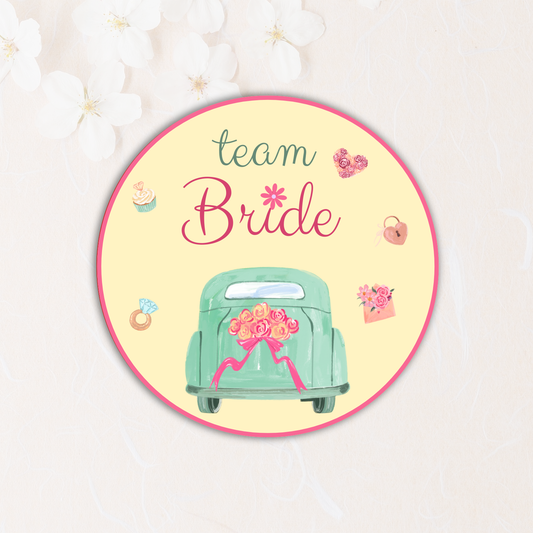 Team Bride Sticker